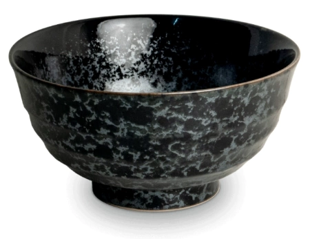 Zestaw misek do udonu czarno-szarych, 4 elementy - Edo Japan