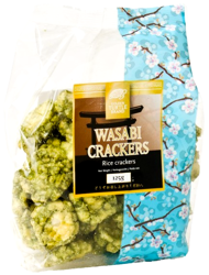 Krakersy ryżowe z wasabi 125g - Golden Turtle Brand