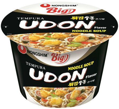 Zupa instant Tempura Udon, duża micha 111g - Nongshim