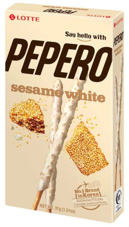 Paluszki Pepero Sesame White z sezamem 37g - LOTTE