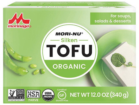 Tofu jedwabiste zielone organic (miękkie) 340g - Mori-Nu