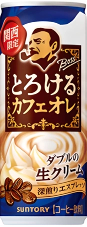 Kawa BOSS Torokeru Cafe Au Lait z mlekiem i cukrem 250ml - Suntory