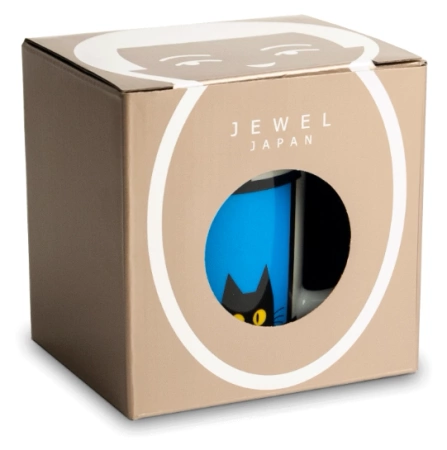 Kubek z filtrem do herbaty i pokrywką Neo Kotki 300ml - Jewel Japan