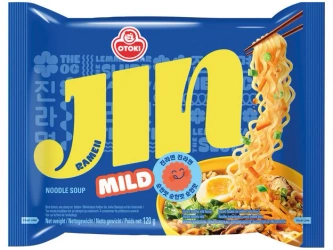 Zupa makaronowa Jin Ramen Mild, lekko pikantna 120g - Ottogi