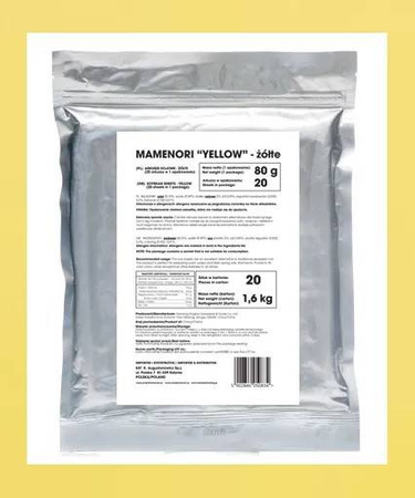 Papier sojowy mamenori Yellow żółty do sushi 20 arkuszy 80g - Nantong Dingbur