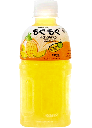 Mogu Mogu Ananas z dodatkiem Nata de Coco 320ml – Sappe