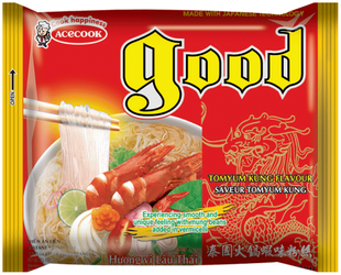 Good Tom Yum, zupa krewetkowa z makaronem vermicelli 62g - Acecook