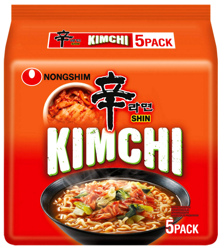 Zupa instant Shin Kimchi Ramyun, ostra - 5-pak (5 x 120g) Nongshim