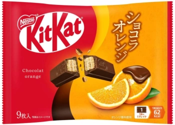 KitKat Mini Chocolat Orange o smaku pomarańczy z czekoladą, torebka 9 sztuk 104,4g Nestlé