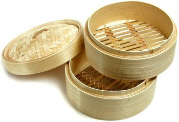 Parowar bambusowy okrągły 2-piętrowy, średnica 20 cm Jade Temple