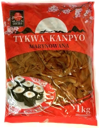 Tykwa Kanpyō w zalewie karmelowej cięta kawałki 1kg - Sakura
