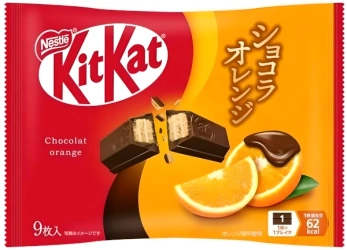 KitKat Mini Chocolate Orange o smaku pomarańczy z czekoladą, torebka 9 sztuk 104,4g Nestlé