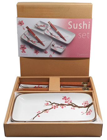 Zestaw do sushi Sakura kwiaty wiśni, 6 elementów - Emro Aziatica