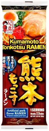 Ramen Kumamoto Mokkosu o smaku tonkotsu 104g - Itsuki