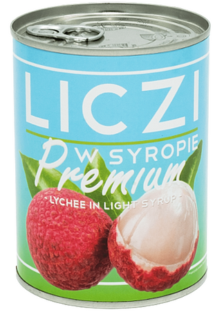 Owoce lychee, liczi w syropie 565g - Asia Foods