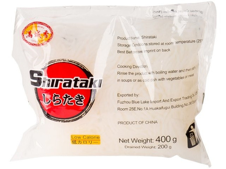 Makaron Shirataki Konjac, nitki 20 x 400g (cały karton) - City Aroma