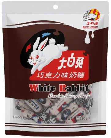 Cukierki mleczno-kakaowe 180g - White Rabbit