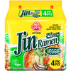 Zupa makaronowa Jin Ramen Veggie, lekko pikantna 4 x 110g - Ottogi