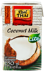 Mleko kokosowe Lite (55% wyciągu z kokosa) 250ml - Real Thai