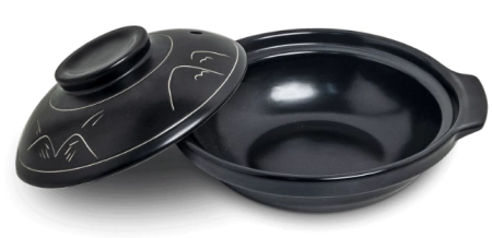 Garnek gliniany bao zai (Bo Chai), miska do gotowania z pokrywką śr. 18 cm - Jin Hua Li Ci