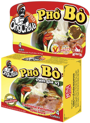 Kostki bulionowe PHO BO, wołowe 75g - Ong ChaVa