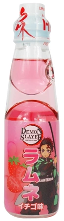 Napój Ramune Strawberry Demon Slayer Tanjiro o smaku truskawkowym 200ml - Hata Kosen