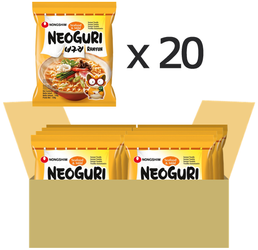 Zupa makaronowa Neoguri Ramyun z owocami morza, lekko pikantna 20 x 120g (cały karton) - Nongshim