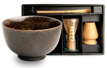 Zestaw do herbaty matcha Kumano, 4 elementy - Edo Japan