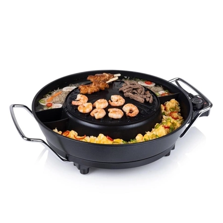 Grill elektryczny do koreańskiego BBQ z garnkiem hot pot - średnica 36 cm Tristar