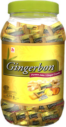 Cukierki imbirowe Ginger Honey Lemon z cytryną i miodem 620g - Gingerbon