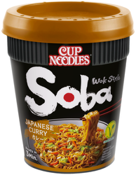 Original Nissin Cup Noodles, soba o smaku japońskiego curry 90g - Nissin