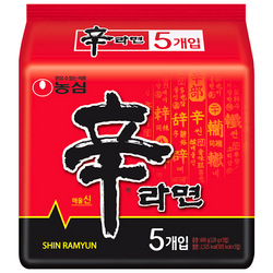 Oryginalna zupa Shin Ramyun, bardzo ostra 5 x 120g - Nongshim