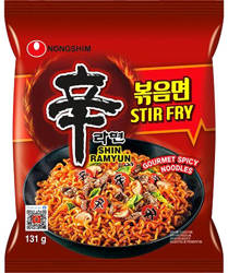 Oryginalne danie Shin Ramyun Stir Fry, bardzo ostre 131g - Nongshim