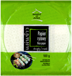 Papier ryżowy okrągły 100g - House of Asia