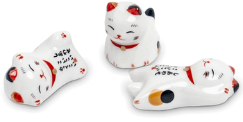 Podstawka hashi-oki pod pałeczki Maneki Neko - 1 sztuka