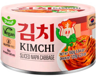 Sliced Napa Cabbage Vegan, Kimchi kapusta wegańska 160g - Delief
