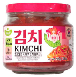 Sliced Napa Cabbage Vegan, Kimchi wegańska kapusta 215g - Delief