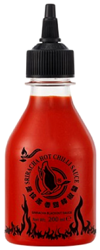 Sos chili Sriracha Blackout, ekstremalnie ostry 200ml - Flying Goose