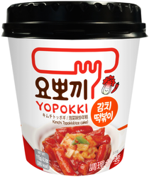 Yopokki, kluski ryżowe w pikantnym sosie kimchi 115g - Young Poong