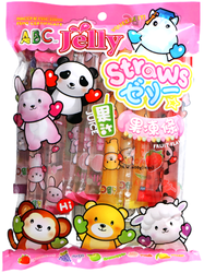 Żelki owocowe Jelly Straws Animal Friends, różne smaki 400g - ABC