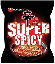 Zupa makaronowa Shin Red Super Spicy, ekstra ostra 120g - Nongshim