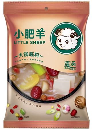 Baza do hot-pot - zupa / bulion instant - łagodna 130g Little Sheep