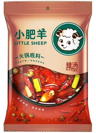 Baza do hot-pot - zupa / bulion instant - ostra 235g Little Sheep