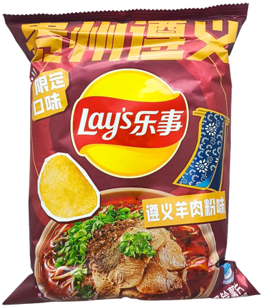 Chipsy Zunyi Lamb Noodle Flavour smak zupy z jagnięciny 70g - Lay's