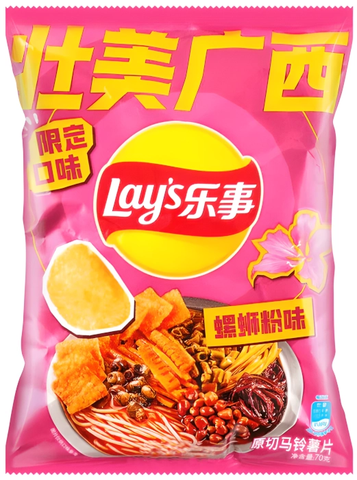 Chipsy ziemniaczane Guangxi Snail Noodle Flavour 70g - Lays