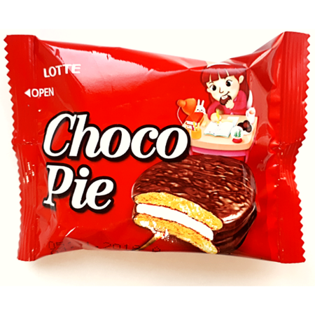 Choco Pie, ciastka biszkoptowe z pianką, pudełko (12 szt. x 28g) - Lotte
