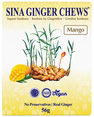 Cukierki imbirowe z mango 56g - Sina
