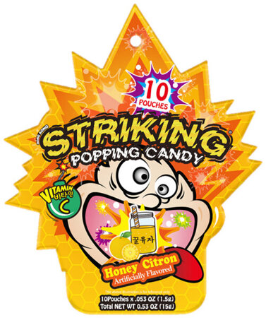 Cukierki strzelające Popping Candy Honey Citron Tea 15g - Striking