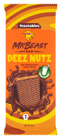Czekolada Deez Nuts Chocolate Feastables 60g - MrBeast