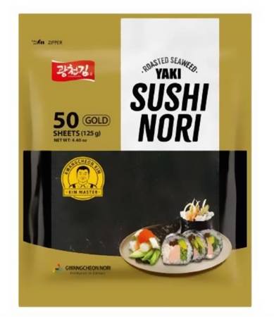 Glony do sushi Yaki Nori GOLD 50 szt. - KC